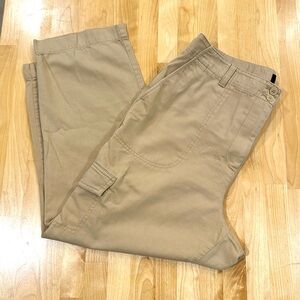 Talbots Linen Cargo Pants